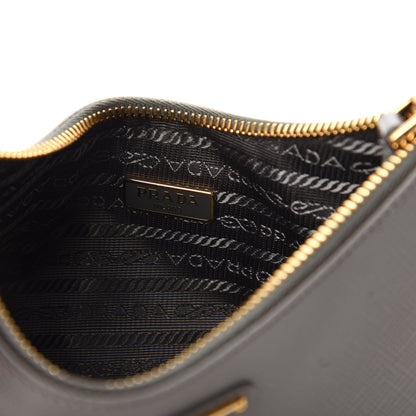 Prada Saffiano Re-Edition 2005 Shoulder Bag Marmo 8 of 10