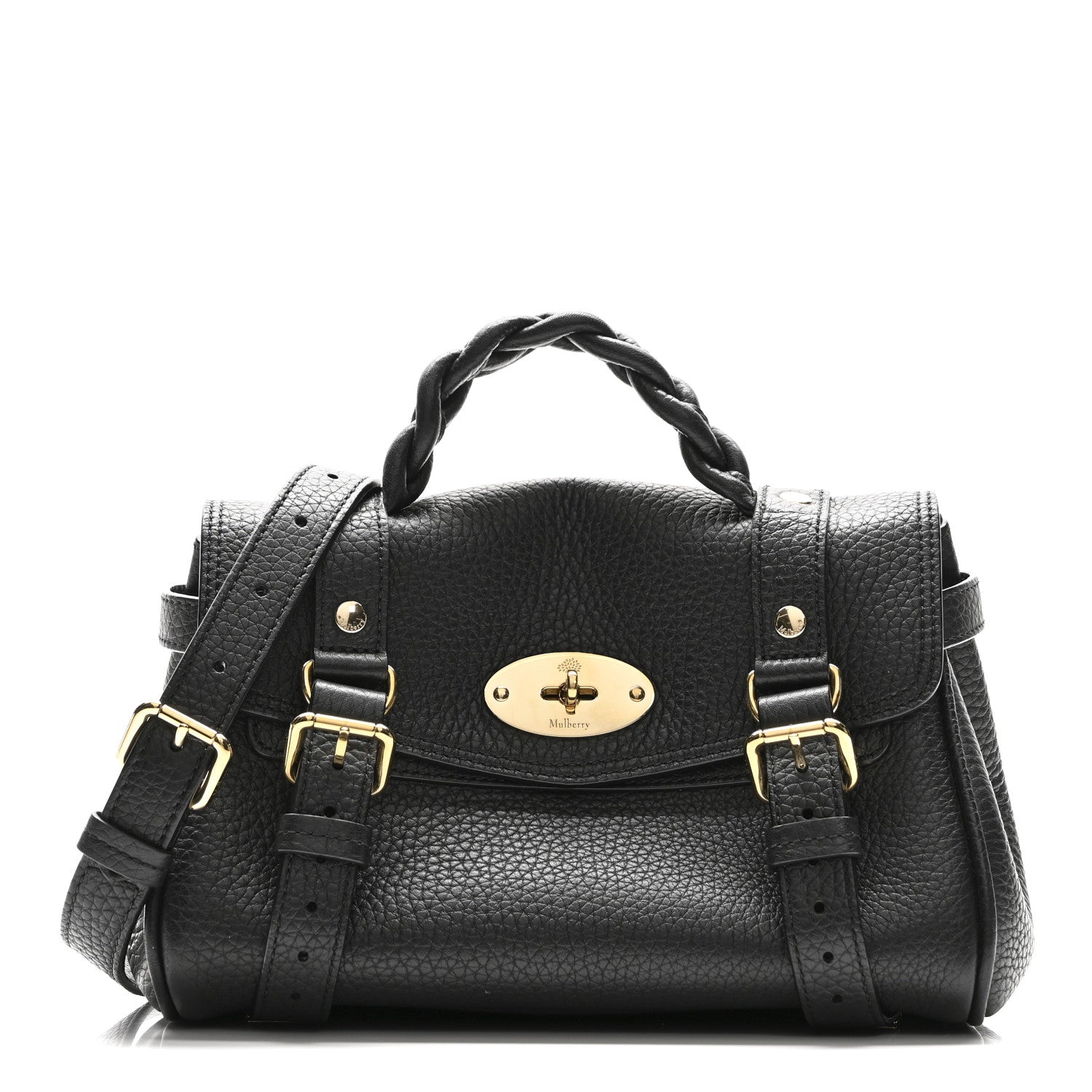 Mulberry Heavy Grain Mini Alexa Black 1 of 9