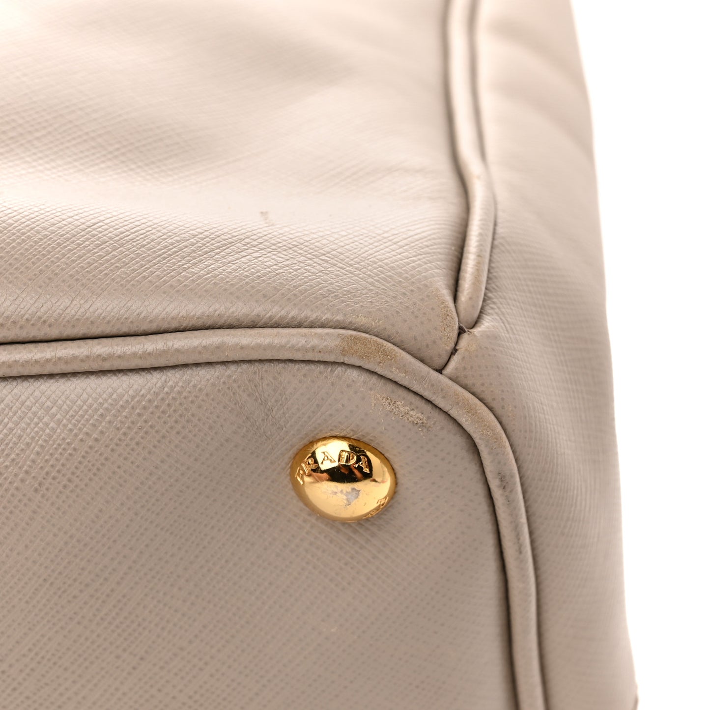 Saffiano Large Galleria Double Zip Tote Argilla
