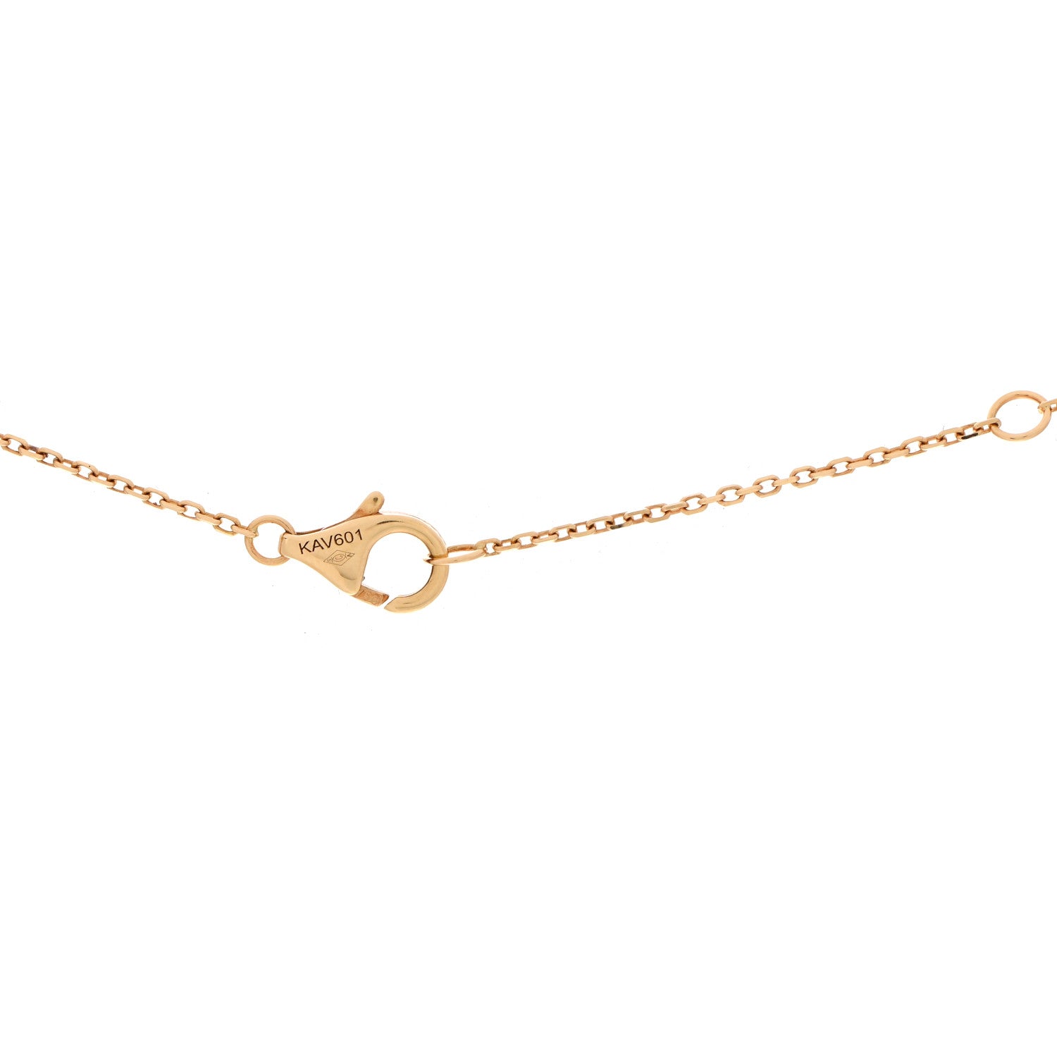 Cartier 18K Yellow Gold Diamond Mother of Pearl XS Amulette de Cartier Pendant Necklace 4 of 5