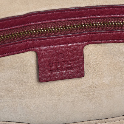 Gucci Cellarius Calfskin Medium 1973 Top Handle Satchel Cherry Gloss 6 of 15