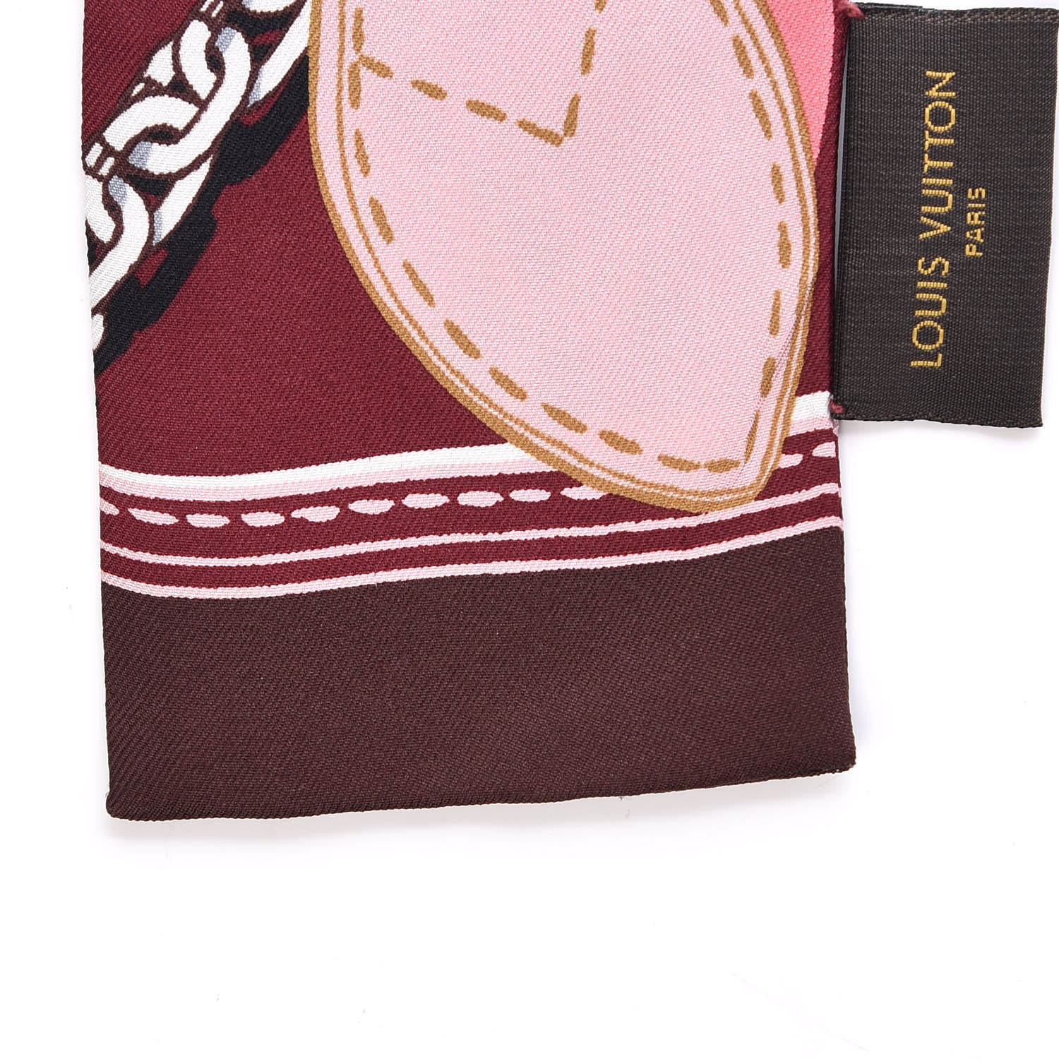 Louis Vuitton Silk Handle Me Bandeau Bordeaux 5 of 8