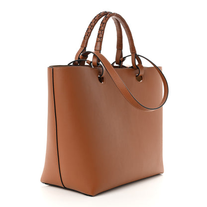 Loewe Smooth Calfskin Small Anagram Tote Tan 2 of 10