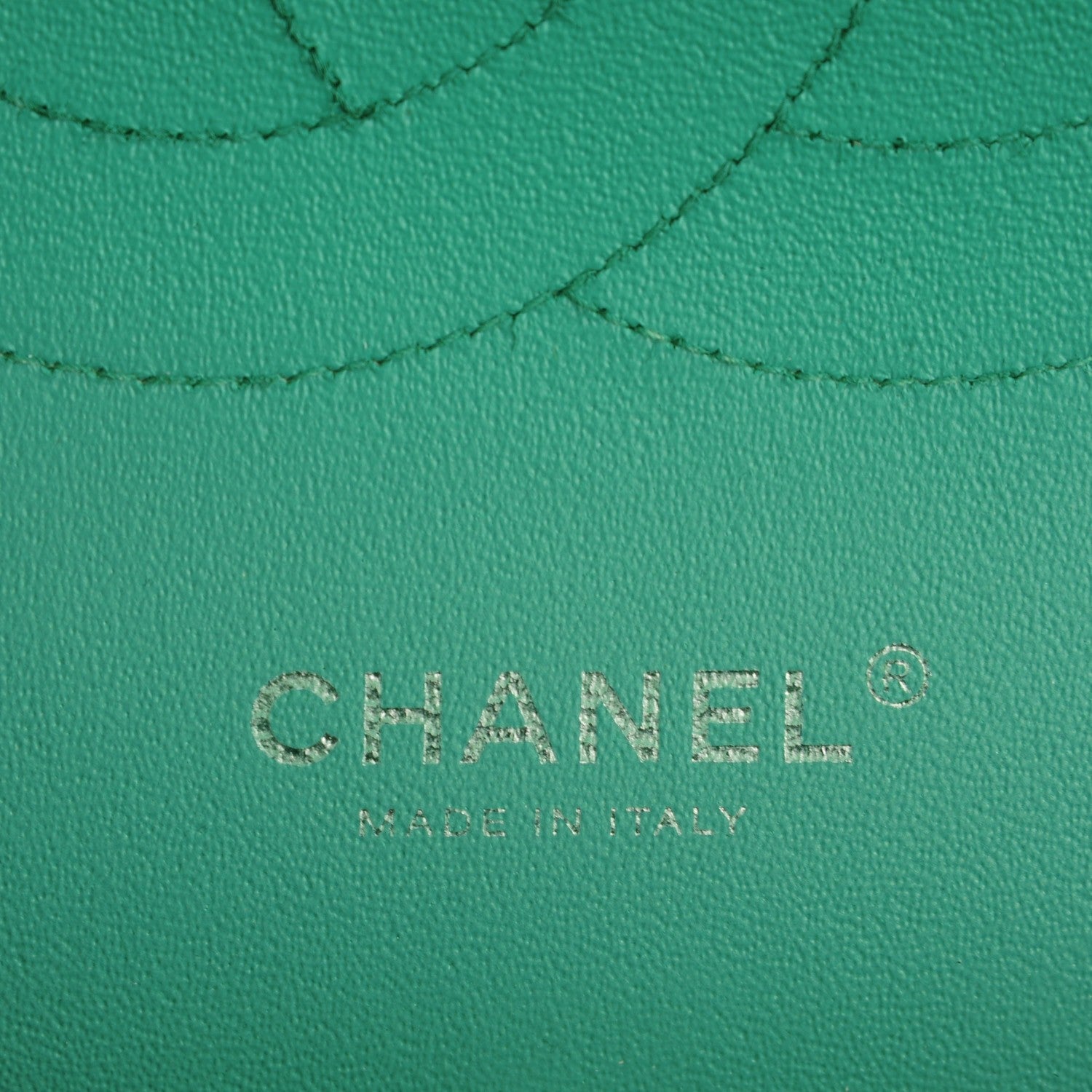 Chanel Patent Quilted Jumbo Double Flap Green 11 of 11