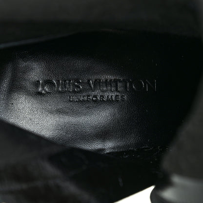 Louis Vuitton Patent Silhouette Ankle Boots 40 Black 7 of 14