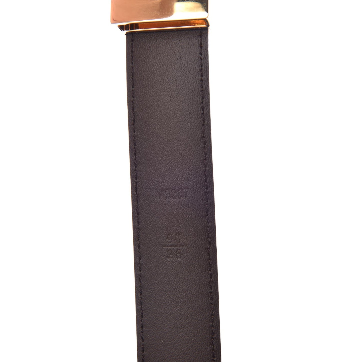 Mini Damier Ebene 25mm LV Initiales Belt 90 36
