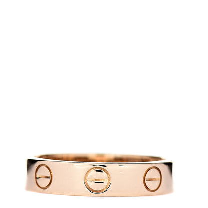 Cartier 18K Yellow Gold 4mm LOVE Wedding Band Ring 47 4 3 of 4
