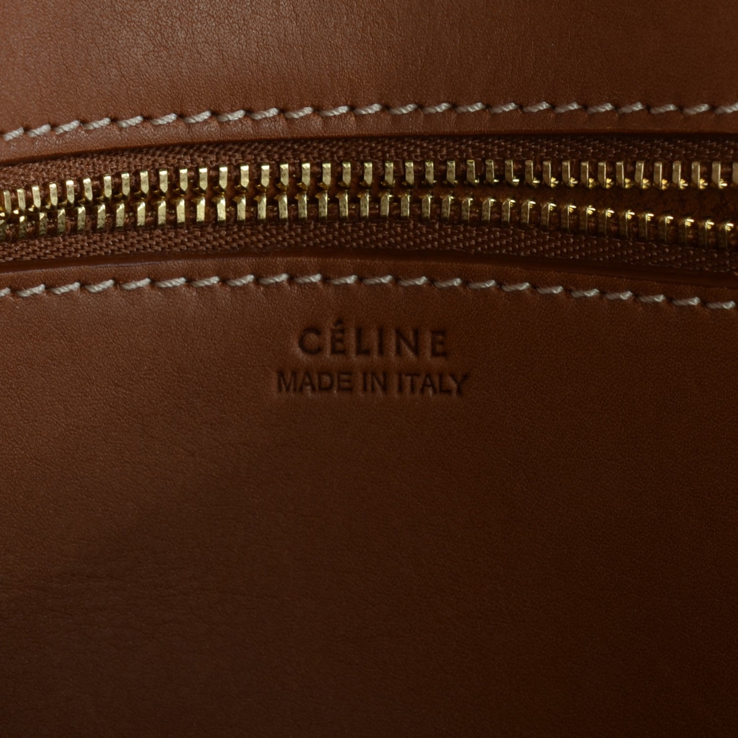 Celine Natural Calfskin Small Tie Knot Tote Tan 6 of 11