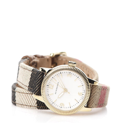 Burberry Stainless Steel Calfskin 30mm Double Wrap Quartz Watch BU7851 2 of 6