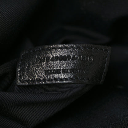 Saint Laurent Crinkled Calfskin Matelasse Monogram Medium Niki Chain Satchel Blanc Vintage 8 of 11