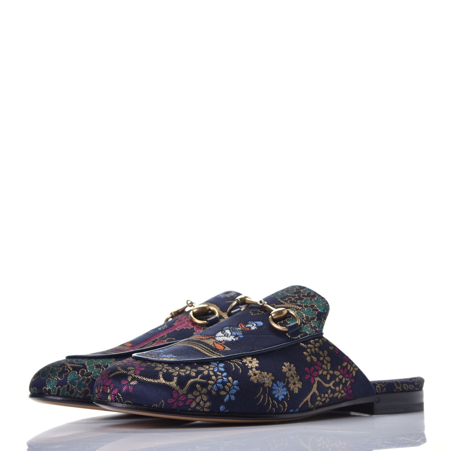 X DISNEY Jacquard Japanese Donald Duck Womens Princetown Slippers 35.5 Tide Multicolor Bordeaux
