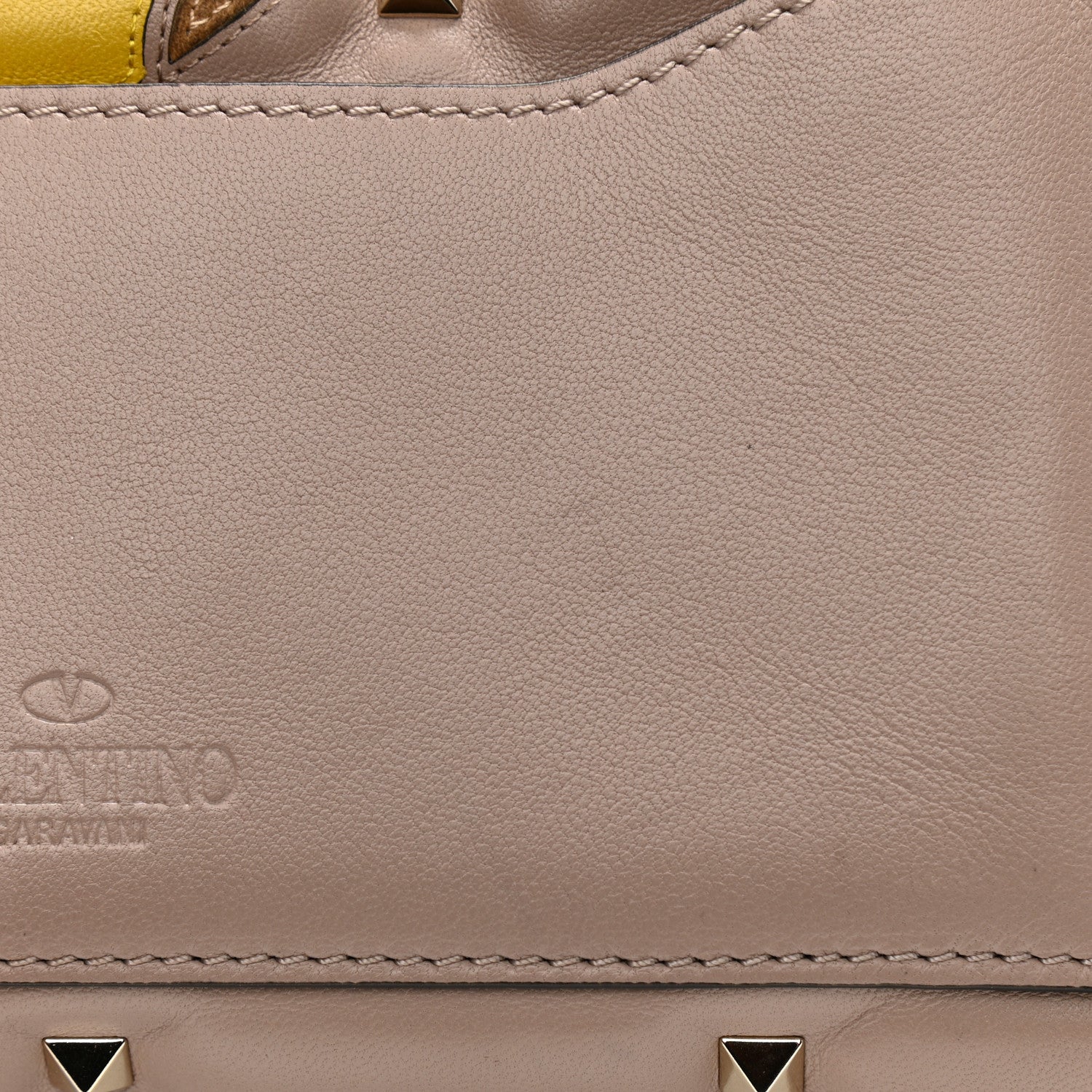 Valentino Garavani Nappa Suede Flower Embroidered Medium Candystud Crossbody Poudre Multicolor 13 of 14