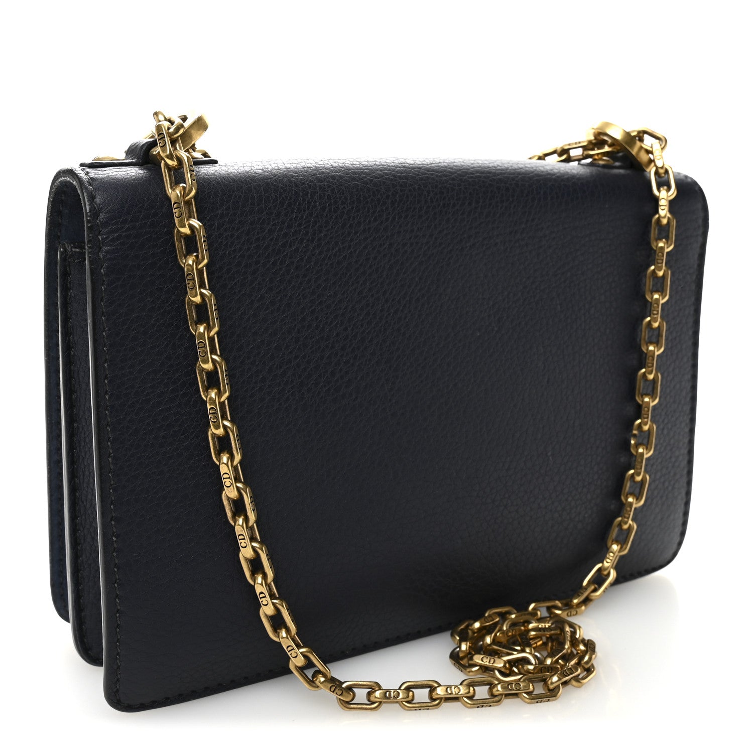 Christian Dior Calfskin J'Adior Chain Flap Bag Navy Blue 1797520