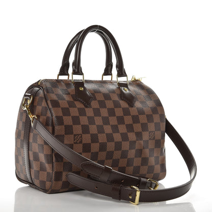 Louis Vuitton Damier Ebene Speedy Bandouliere 25 4 of 9