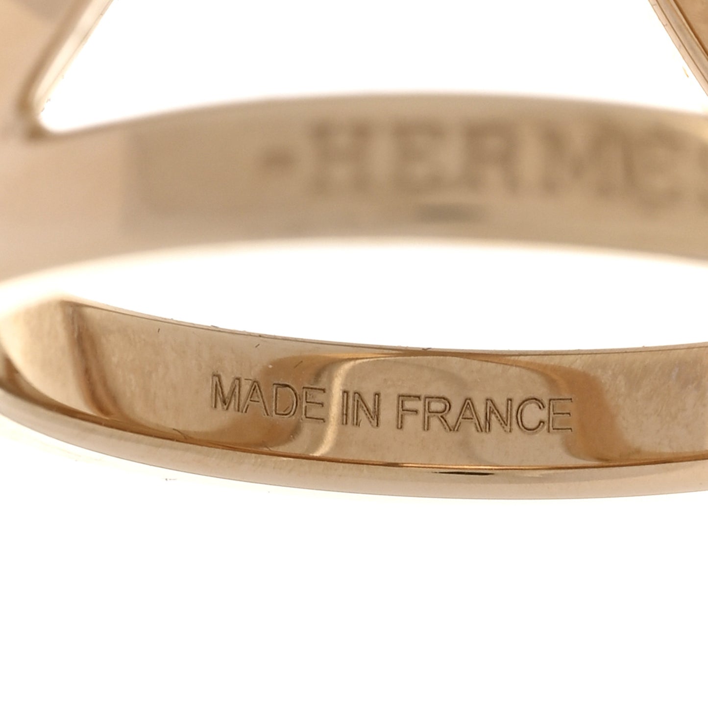 Permabrass Trio Scarf Ring