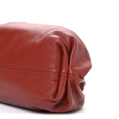 Bottega Veneta Smooth Butter Calf The Pouch Oversized Clutch Rust 11 of 11