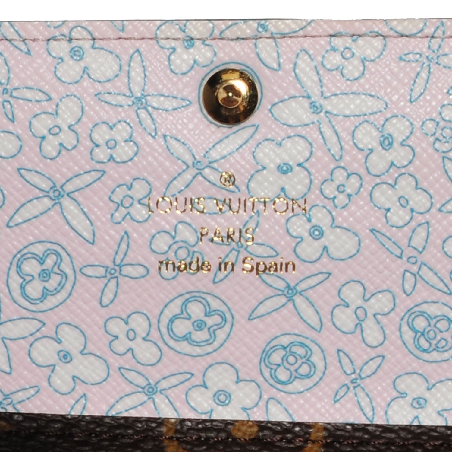 Louis Vuitton Monogram Fleuri Sarah Wallet 6 of 8