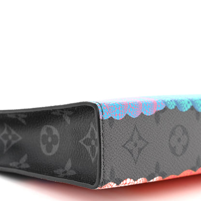 Louis Vuitton LV X YK Monogram Eclipse Reverse Pumpkin Gaston Wearable Wallet 8 of 9