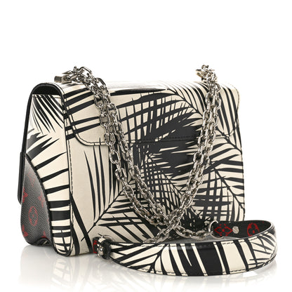 Louis Vuitton Monogram Infrarouge Palm Twist Shoulder Bag MM Black White 3 of 9