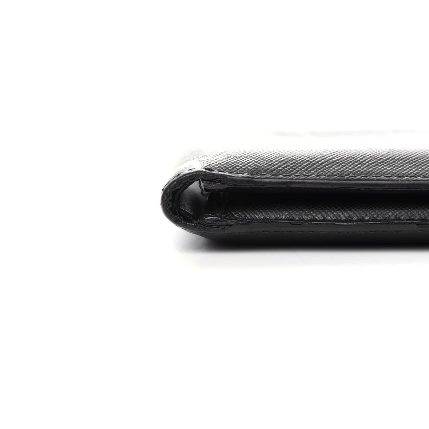 Prada Saffiano Bi-Fold Wallet Black 8 of 9