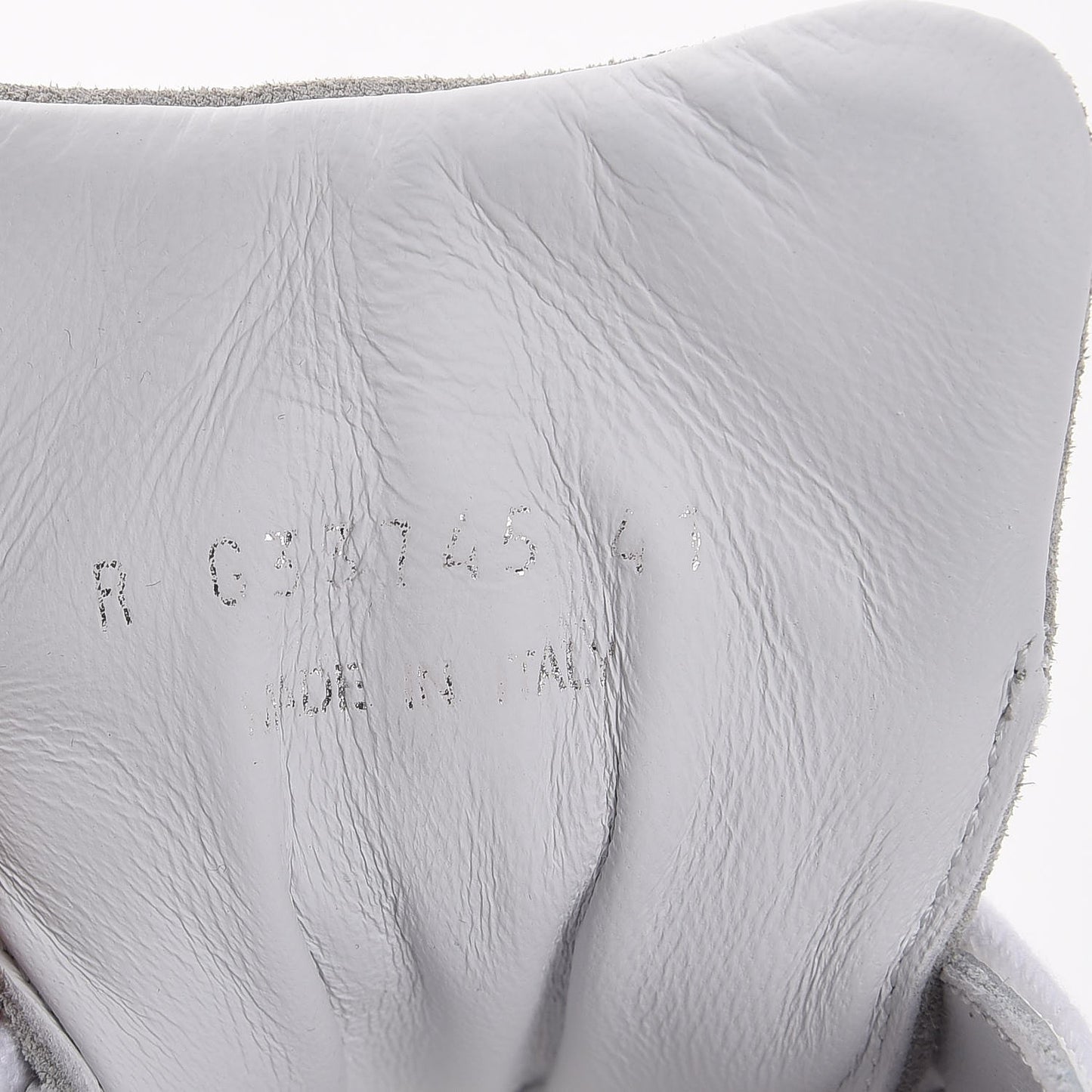 Suede Calfskin CC Sneakers 41 White Green