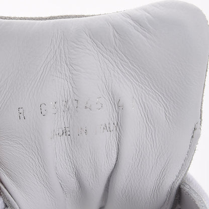 Chanel Suede Calfskin CC Sneakers 41 White Green 8 of 9