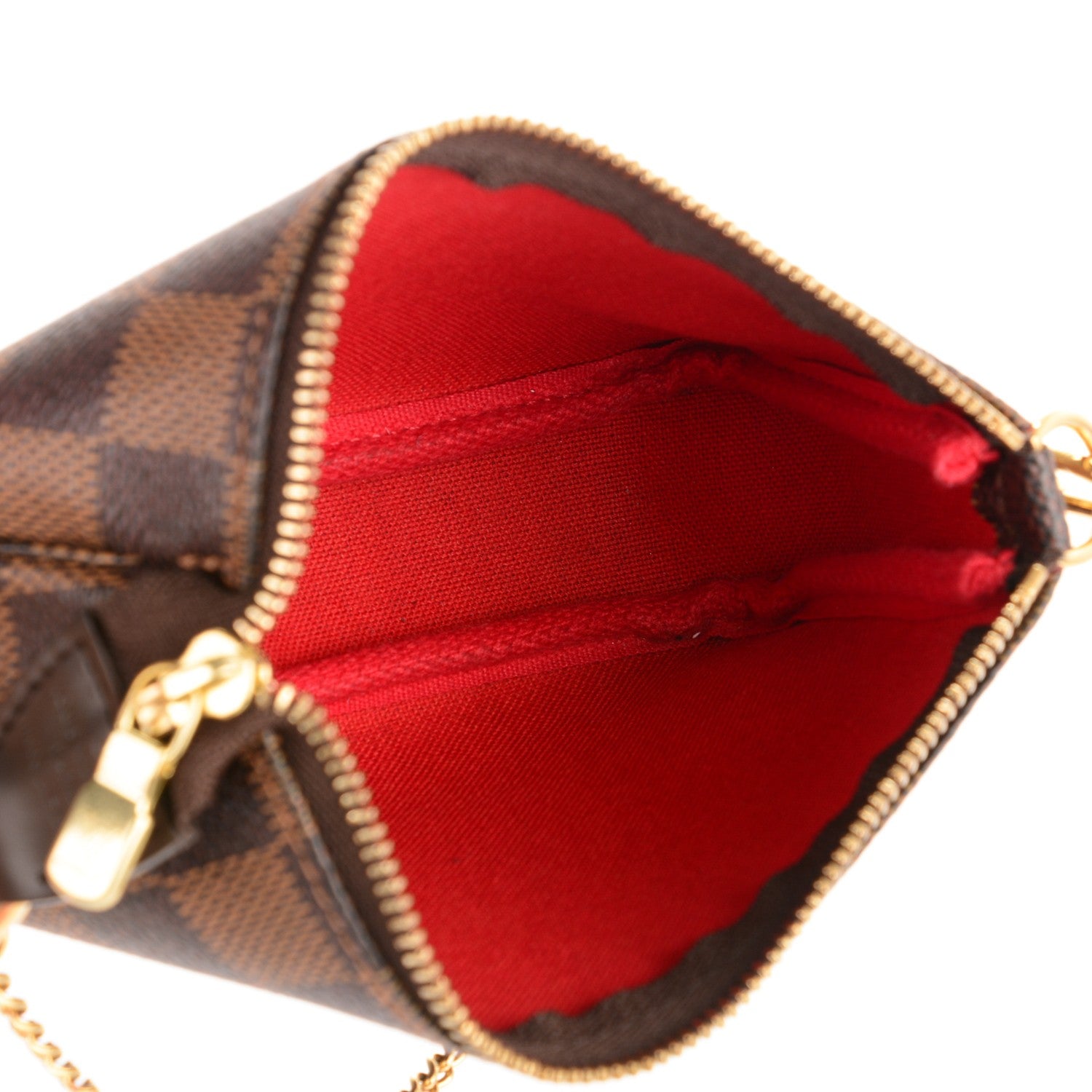 Louis Vuitton Damier Ebene Mini Pochette Accessories 6 of 7