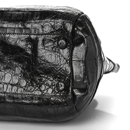 Nancy Gonzalez Crocodile Cristina Satchel Black 8 of 10