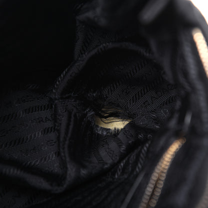 Prada Tessuto Nylon Saffiano Tote Black 12 of 13