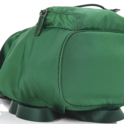 Prada Tessuto Nylon Vela Saffiano Mini Single Snap Buckle Backpack Oleandro 9 of 10