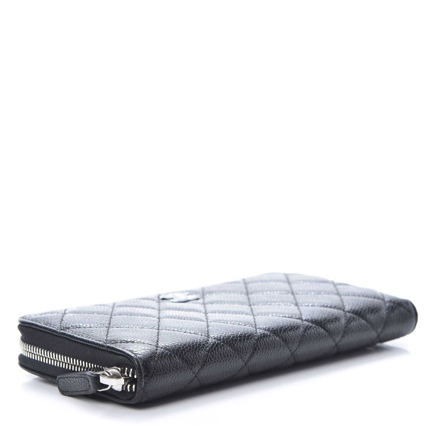 Chanel Caviar Quilted Incognito Large Gusset Zip Around Wallet Black 4 of 9
