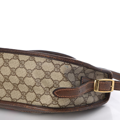 Gucci Monogram Web Shoulder Bag Dark Brown 21 of 29