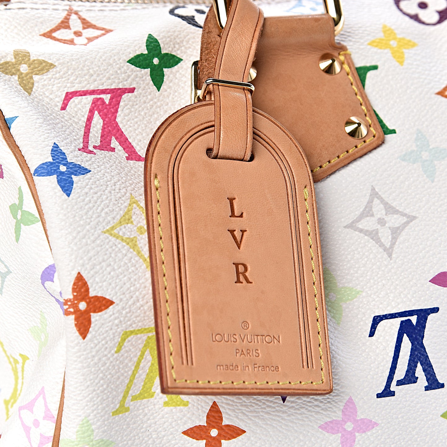 Monogram Multicolor Speedy 30 White