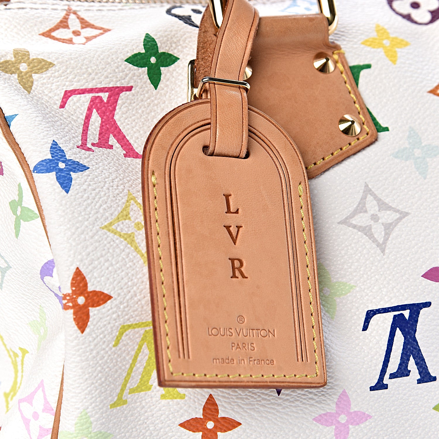 Louis Vuitton Monogram Multicolor Speedy 30 White 9 of 14