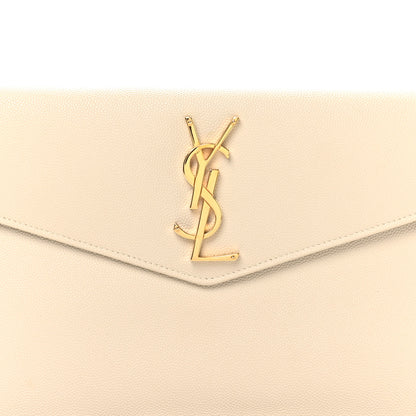 Saint Laurent Grain De Poudre Uptown Pouch Crema Soft 7 of 8