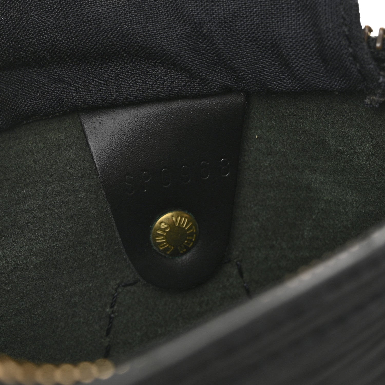 Louis Vuitton Epi Speedy 25 Black 7 of 14