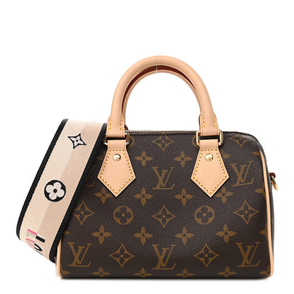 Louis Vuitton Monogram Speedy Bandouliere 20 Black 1 of 10