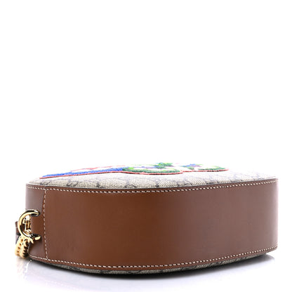 Gucci GG Supreme Monogram Butterfly Embroidered Mini Chain Shoulder Bag Beige Tuscany 3 of 7