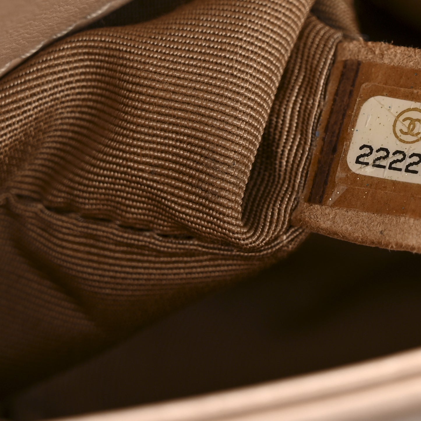Calfskin Small Tramezzo Flap Beige