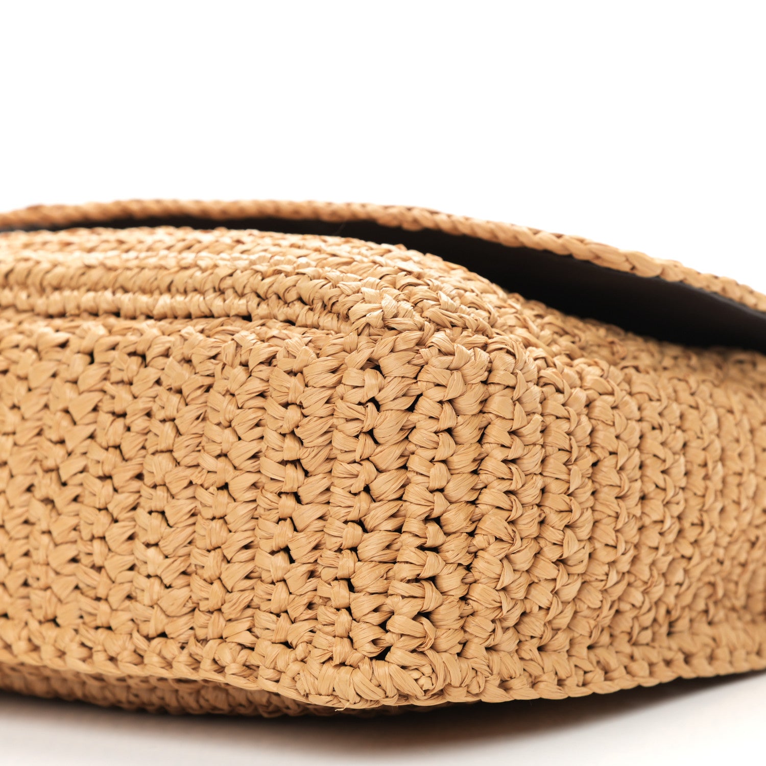 Saint Laurent Raffia Calfskin Monogram Medium Niki Chain Satchel Tan 10 of 11