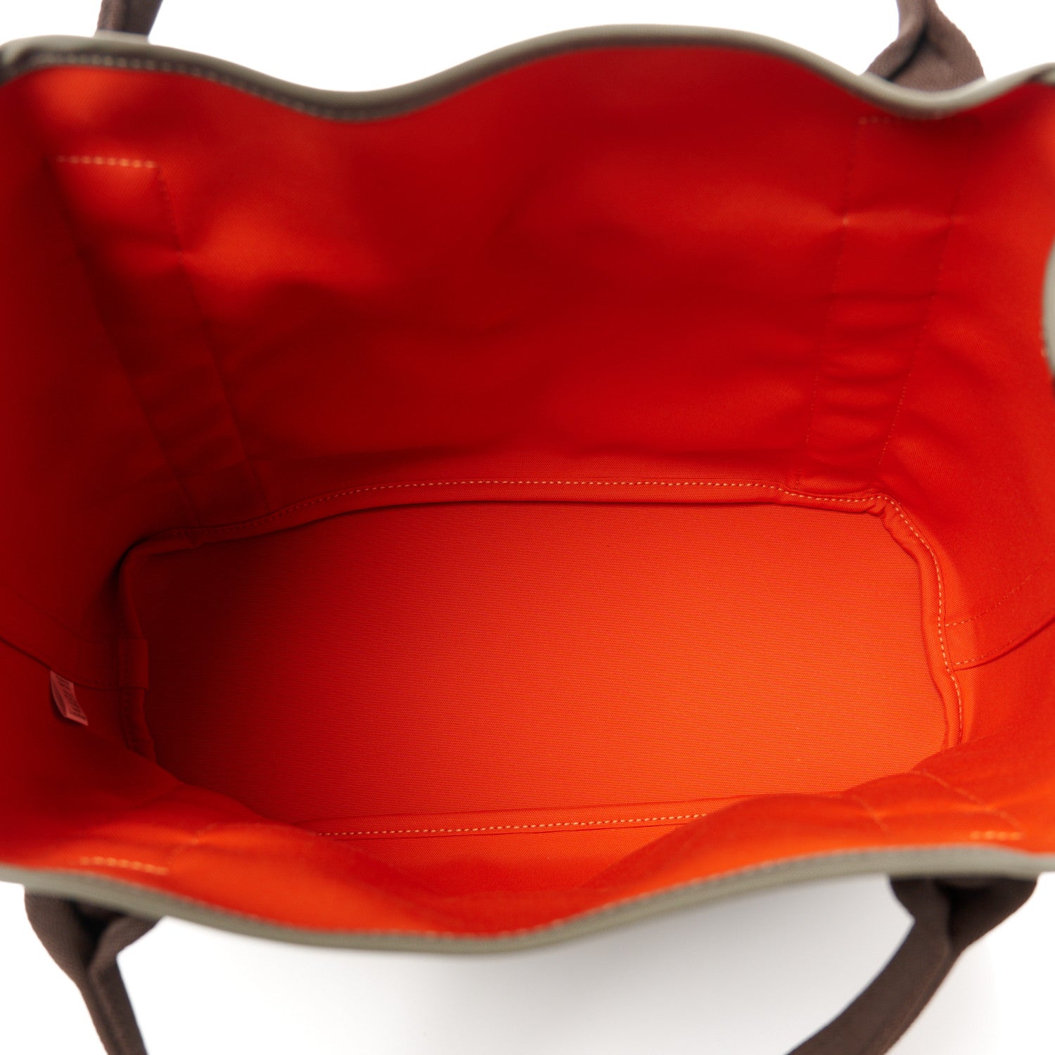 Hermes Toile Sac De Pansage Groom Kaki Feu 7 of 13