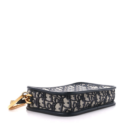 Christian Dior Oblique Diorquake Clutch Blue 4 of 10