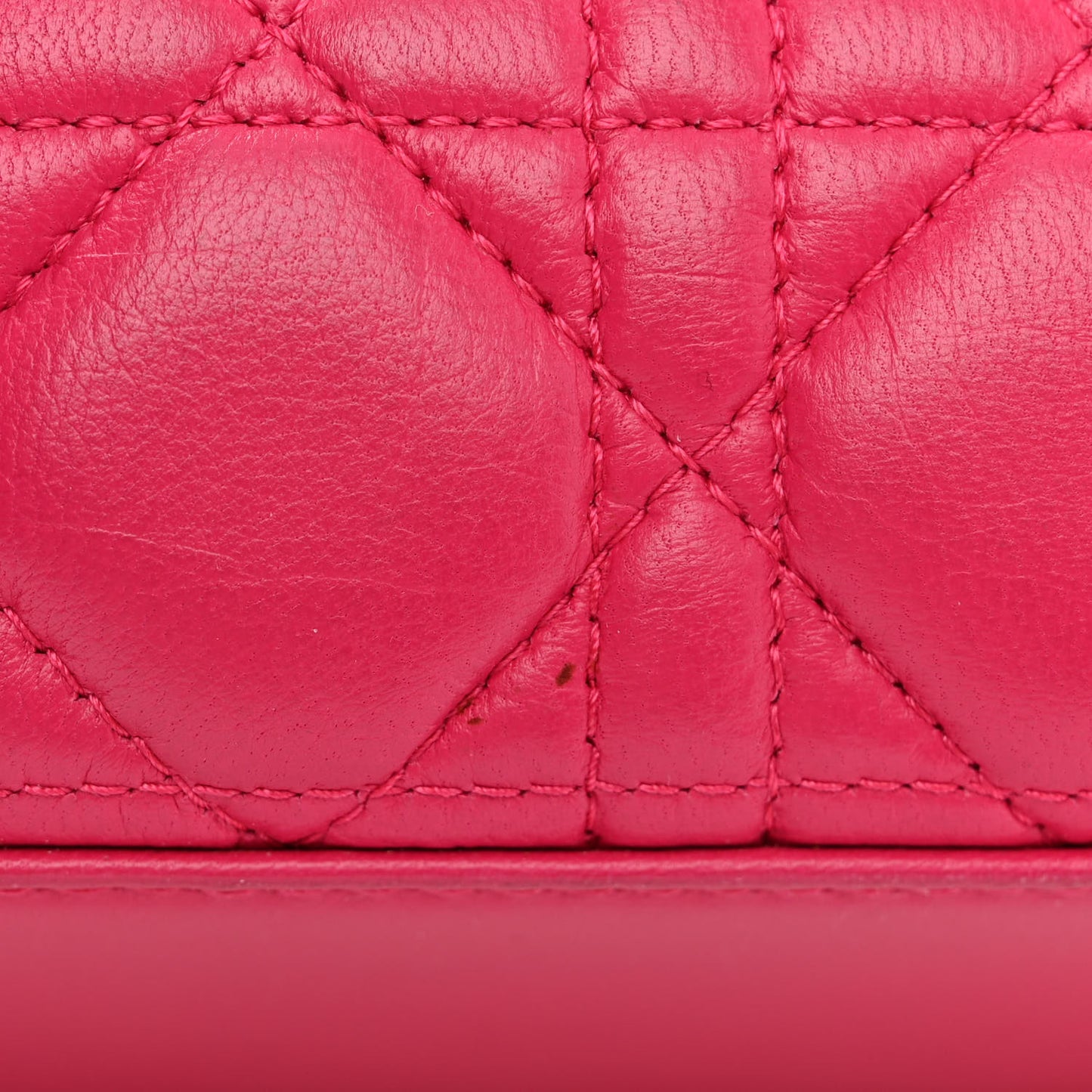 Lambskin Cannage Medium Lady Dior Pink