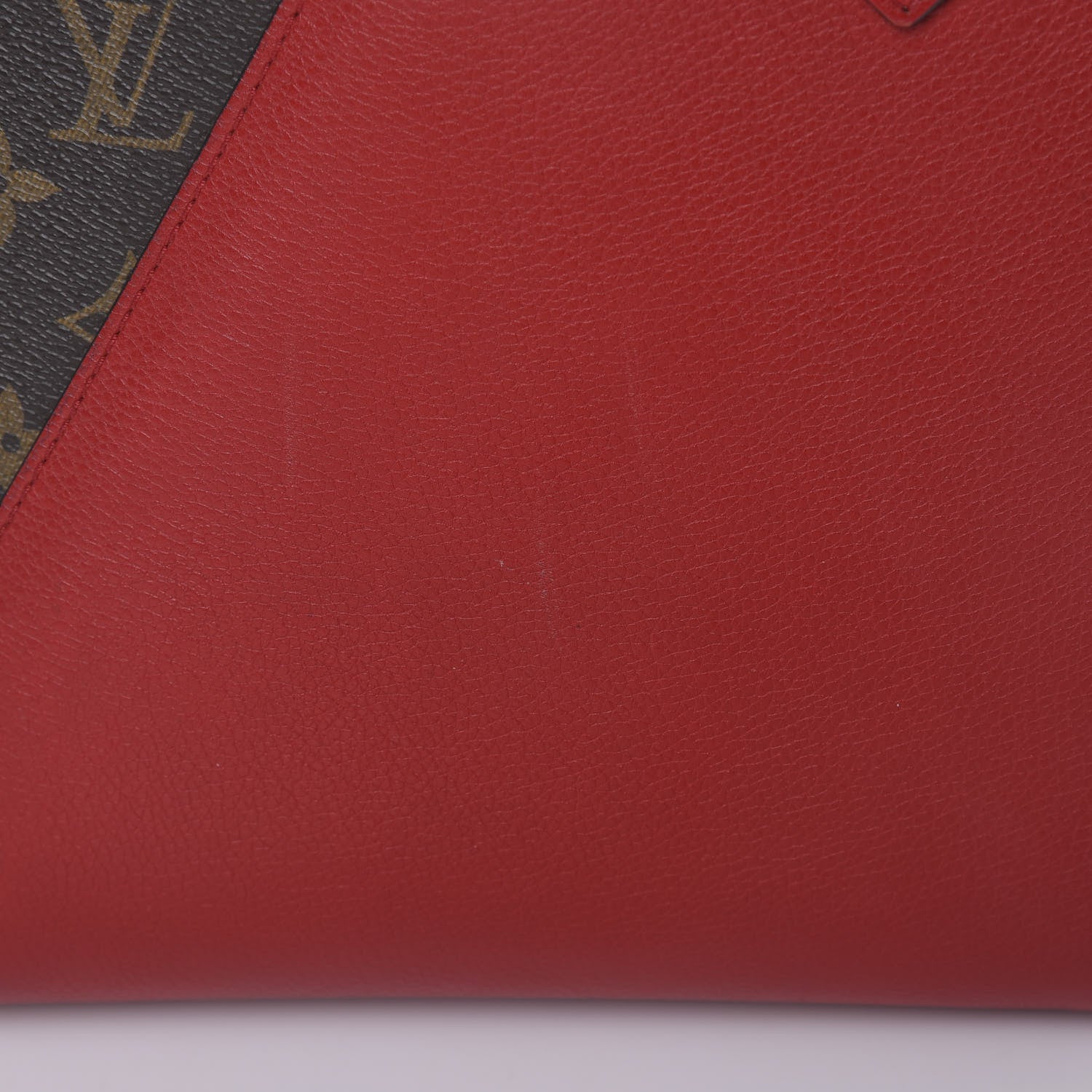 Louis Vuitton Calfskin Monogram Kimono Tote Cherry 13 of 14