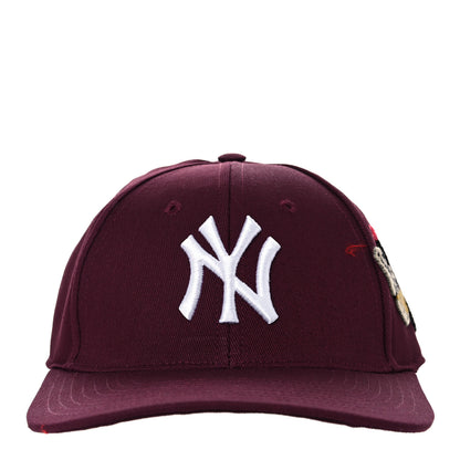Gucci X MLB Cotton NY Yankees Baseball Hat 57-61 Lacquer 7 of 10