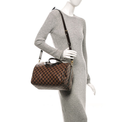 Louis Vuitton Damier Ebene Speedy Bandouliere 30 2 of 7