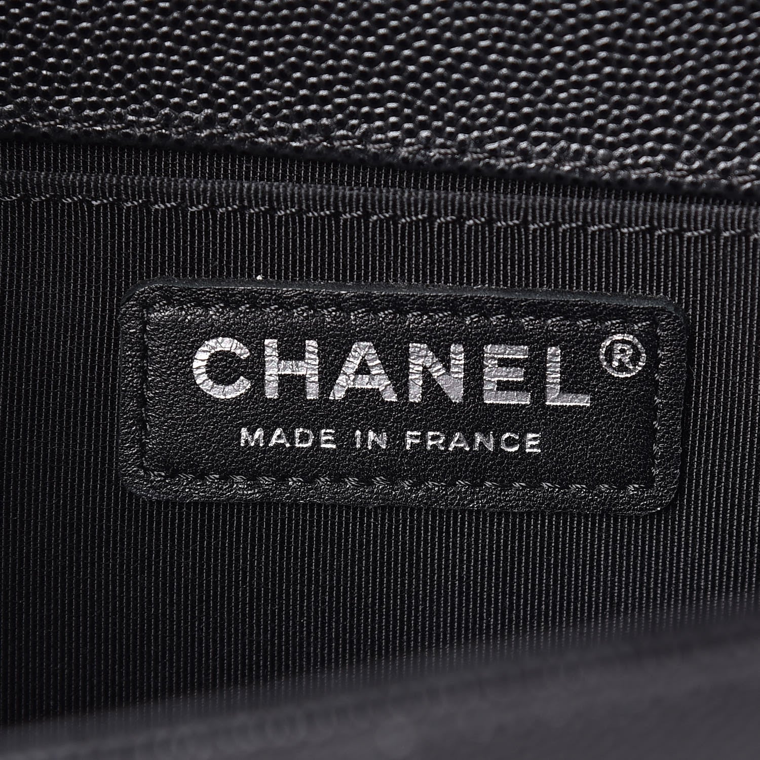 Chanel Caviar Quilted Medium Boy Flap Black 8 of 10