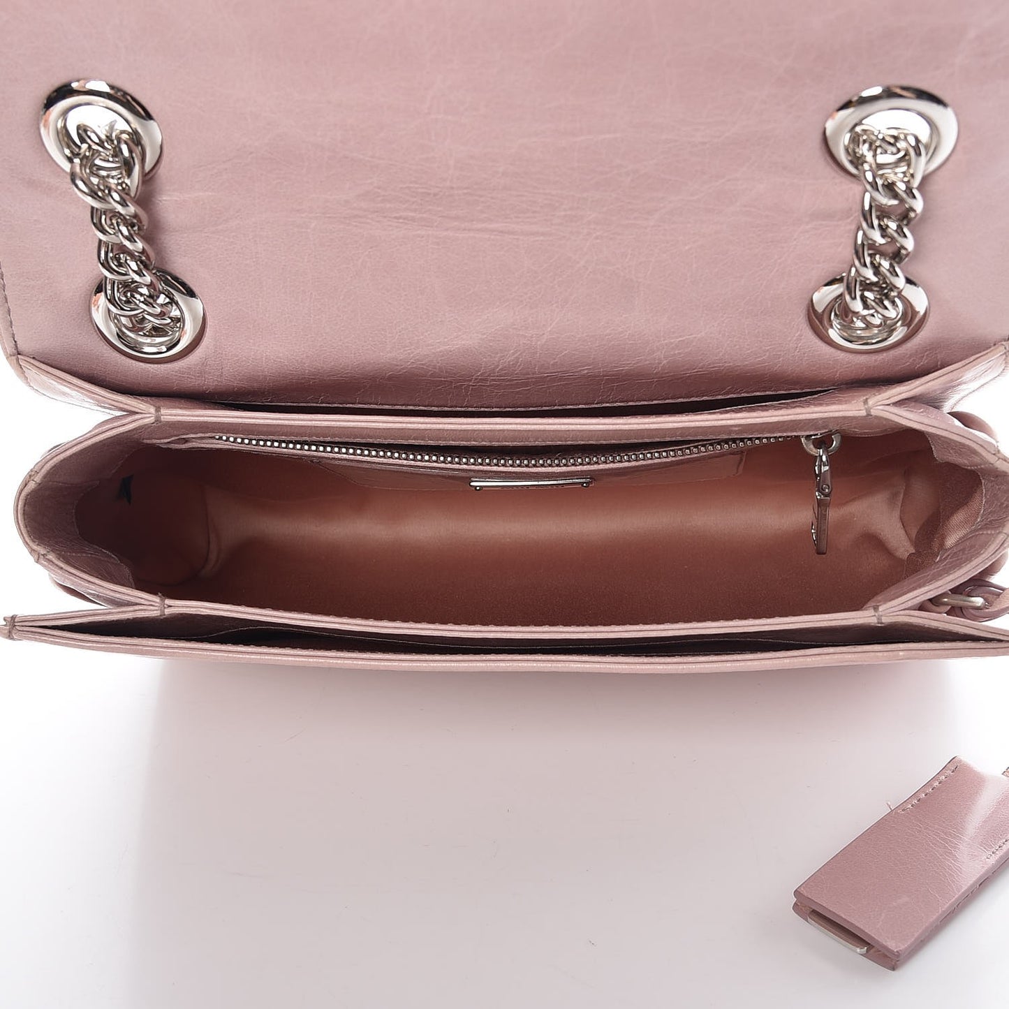 Vitello Shine Club Shoulder Bag Mughetto