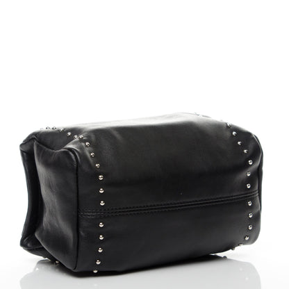Givenchy Calfskin Studded Pandora Wristlet Black 4 of 7