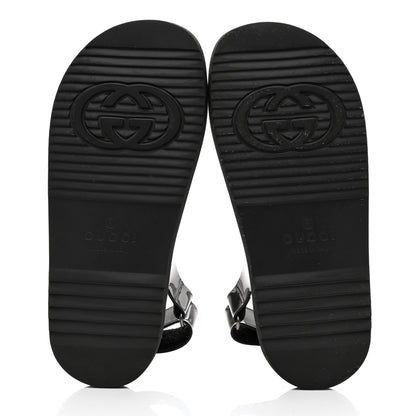 Gucci Rubber Mini Double G Womens Isla Dad Sandals 38 Black 5 of 8